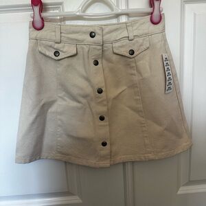 BDG (Urban Outfitters) cream button up cargo skirt. NWT, accepting offers